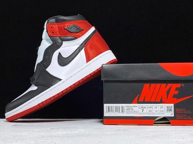 CD0461-016 High Black Jordan Satin 1 Retro Air Toe 1015